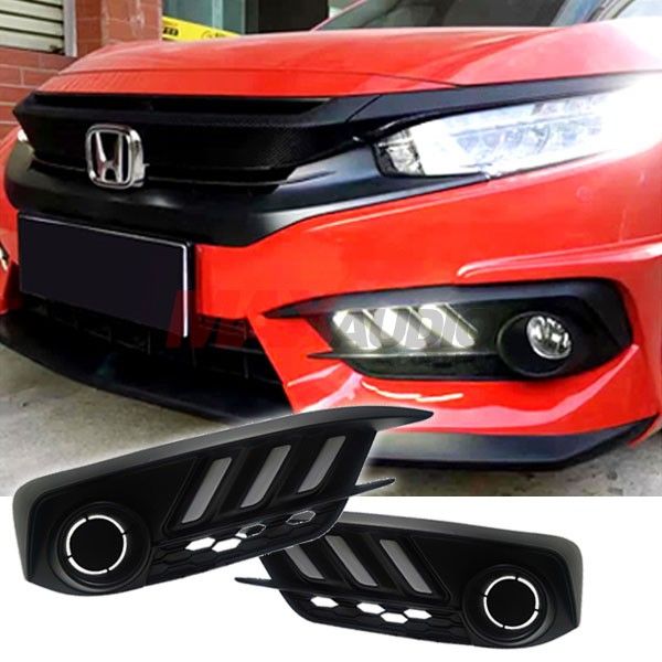 Buy HONDA CIVIC FC 2016 2019 Mustang Style Daytime Running Light DRL